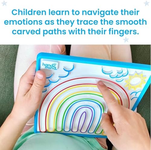 hand2mind Mindful Maze Boards, Tactile Sensory Toys for Toddlers, Calm Down Corner Supplies, Mindfulness for Kids, Occupational Therapy Toys, Quiet Fidgets for Classroom, Sensory Activity Board - Image 6