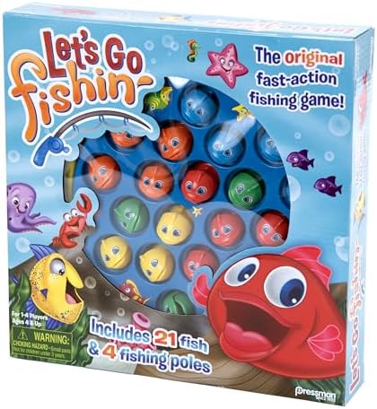 Let's Go Fishin' Game by Pressman - The Original Fast-Action Fishing Game!, 1-4 players - Image 6