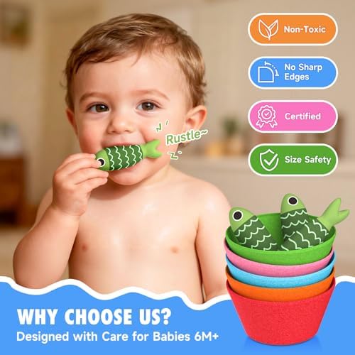 Toddler Toy Montessori Toys for 1 Year Old Baby Boy Girl, Fishing Game - Image 5