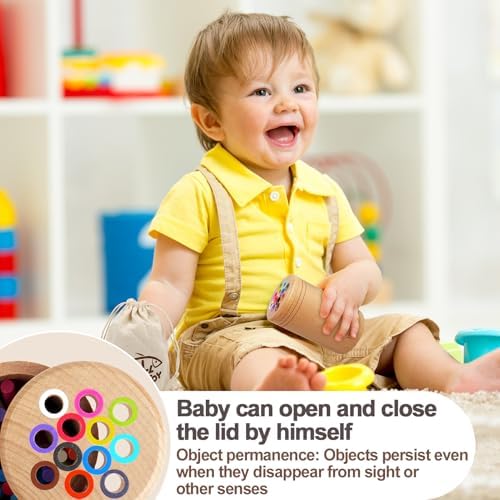 Montessori Toys for 1 2 Year Old Solid Wood Fine Motor Toy for 12 Month Old - Image 3