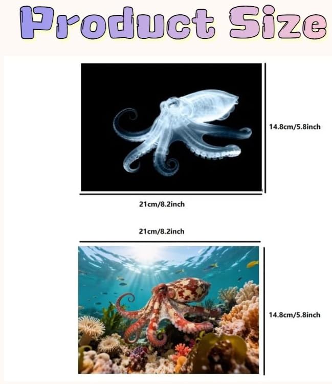 16 Animal X-Ray Set, Educational Science Kit for Kids to Explore Bone Structures for Lightstand Accessories, Light and Shadow Areas (Ocean Series) - Image 2