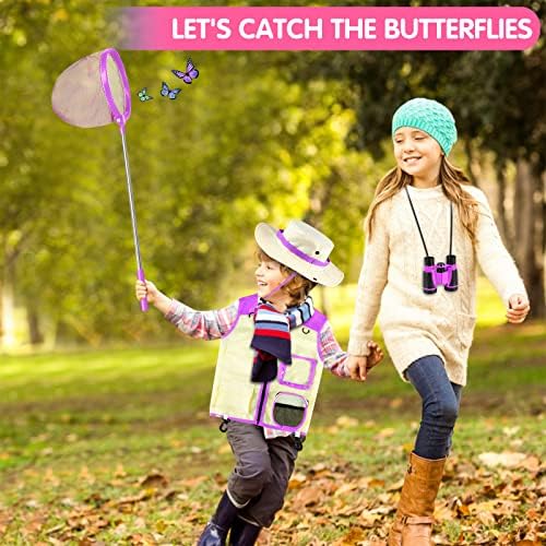 INNOCHEER Explorer Kit & Bug Catcher Kit for Kids Outdoor Exploration for Boys Girls 3-12 Years Old (Purple) - Image 6