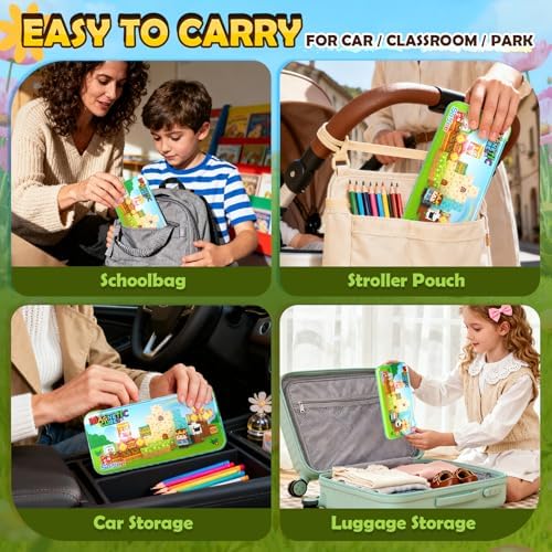 Mini Magnetic Blocks, Portable Building Cubes Travel Toys for Kids Ages 4-8 - Image 5