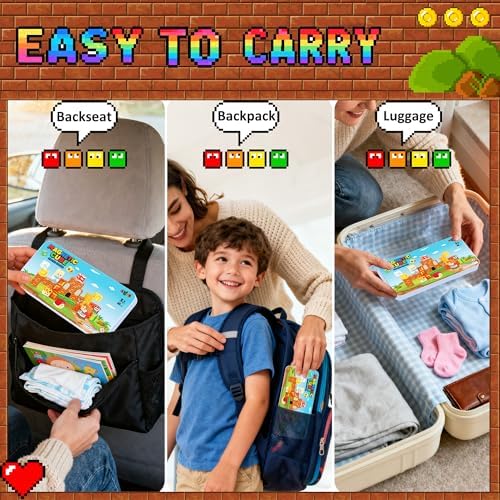 Mini Magnetic Building Blocks Travel Set with Case, 45pcs Travel Toys - Image 2
