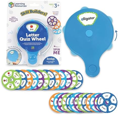 Learning Resources Skill Builders Letter Quiz Wheel by LearningResources