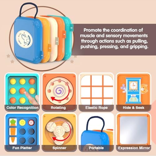 Busy Board for 1 Year Old Montessori Travel Toys for Toddler - Image 4