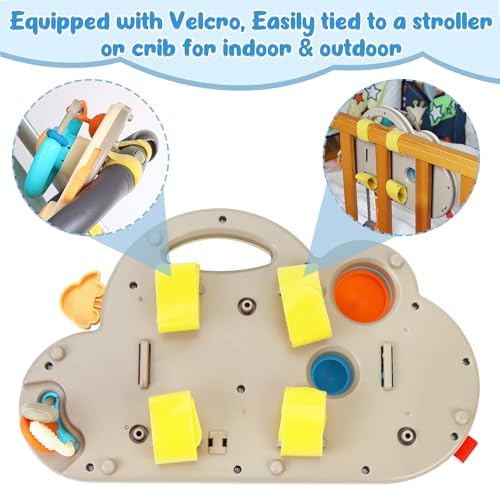Caterbe Steering Wheel for Toddlers Toys, Baby Montessori Toy for Educational Gift - Image 4