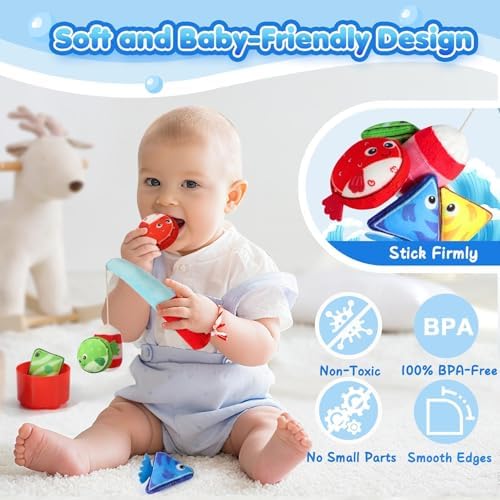 Montessori Toys for 1-2 Years Old Boy Girl, Birthday Gift, Fishing Game - Image 4