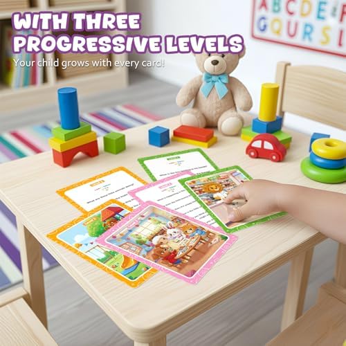 Conversation Cards, Look, Think, Talk. Kids Games for Speech Therapy Materials, Social Emotional Learning Activities, and Critical Thinking Skills Like Social Skills and Emotional Intelligence. - Image 7