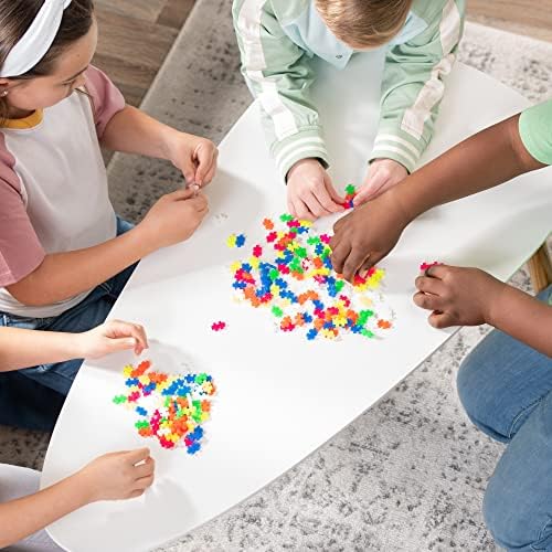 PLUS PLUS 600 Piece Neon Mix - Mini Waffle Blocks, Classroom Must Haves - Image 2