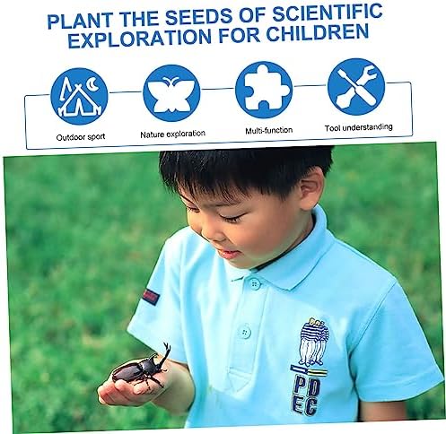 LIOOBO Insect Observation Box for Kids Portable Science Observation Box with Tweezer Outdoor Bug Collector for Nature Study Camping School Experiments 5.51 X 3.93 X 2.75 in - Image 3