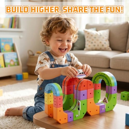 48 pcs KlickRail Electric Train Set Race Track for 3 4 5 6 7 8 Years Old - Image 5
