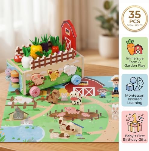 ALLABC Montessori Toys for 1-3 Year Old First Birthday Gifts for Girls Boys - Image 4