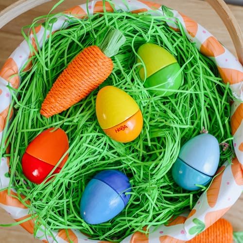 HABA Fun with Sounds Wooden Eggs - 5 Acoustic Sounds, Made in Germany, Kids Musical Instruments, Toddler Sensory Toys Montessori Toys for 2 yrs+ - Image 3