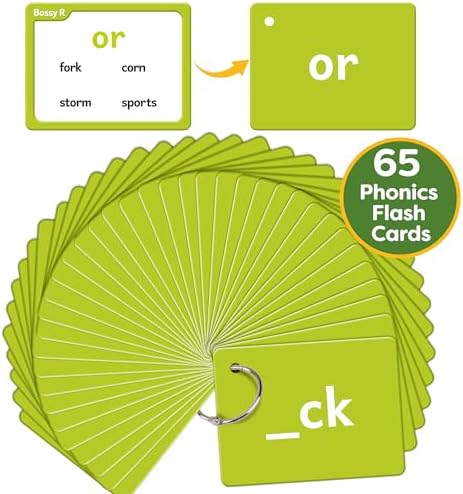 Torlam Sight Words Flash Cards for Kids Phonics Learning,Learn to Read Digraphs CVC Blends Long Vowel Sounds Spelling Reading Phonics Games, Site Words for Classroom Homeschool - Image 3