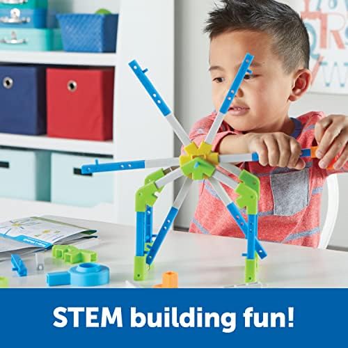 Learning Resources STEM Explorers Motioneering - 56 Pieces, Ages 5+STEM Toys for Kids, Brain Teaser Toys and Games, Kindergarten Games - Image 3