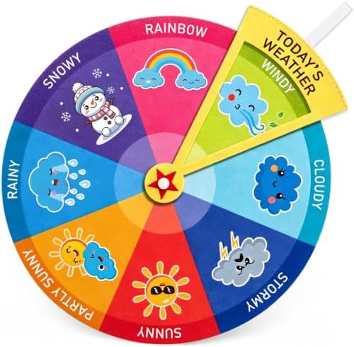 Weather Wheel for Kids Weather Chart for Classroom Preschool Decor by ZyraGleam