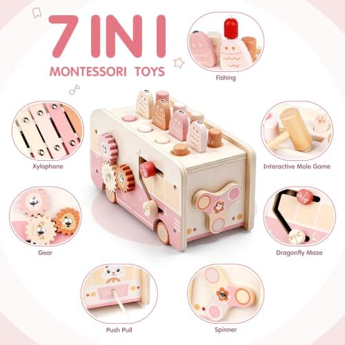 Vanplay Hammering Pounding Toys for 1 2 Year Old Girl Birthday Gifts - Image 3
