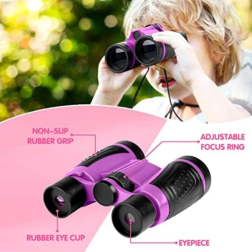 INNOCHEER Explorer Kit & Bug Catcher Kit for Kids Outdoor Exploration for Boys Girls 3-12 Years Old (Purple) - Image 2