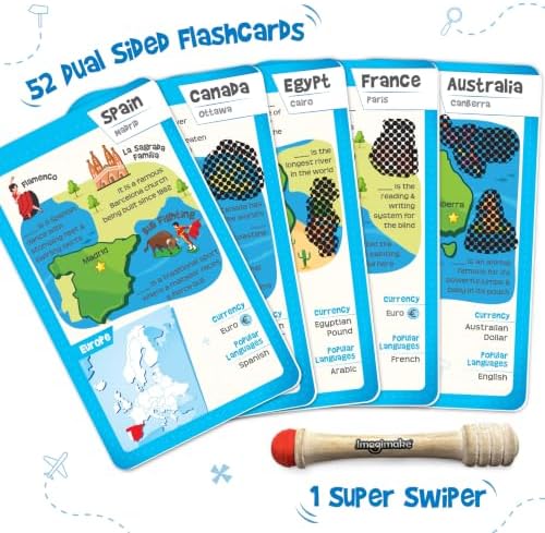 Imagimake Mapology World Flash Cards for Kids 8+ Years - Image 2
