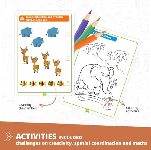 Engino STEAM Labs, Learning About Wild Animals, Construction Toys for Ages 3+, Building Blocks, STEM Kit for Girls & Boys, Preschool Educational Toys (5 Models) - Image 4
