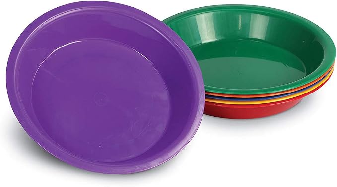 Learning Resources Three Bear Family Sorting Bowls, Set of 6 Bowls, Assorted Colors, 6" in Diameter, Ages 4+ - Image 2