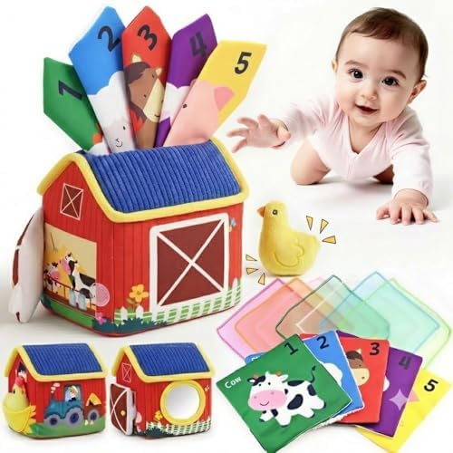 weirtoya Baby Tissue Box Toy 6-12 Months Montessori Toys 6 7 8 9 Month Old by weirtoya