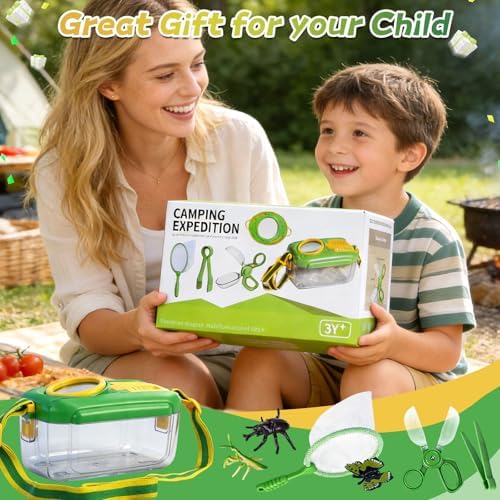 28 PCS Outdoor Explorer Kit, Bug Catcher for Kids Educational Outdoor Toys - Image 7
