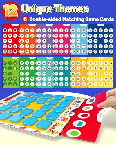 Matching Memory Game for Kids, Travel Toys Games Activities for 3-5 4-8 - Image 3