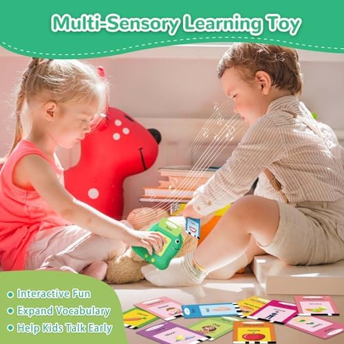 Spanish Talking Flash Cards, Bilingual Español & English Toys for Age 2-5 - Image 5