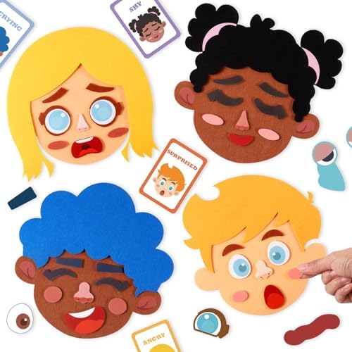 PP OPOUNT Social Emotional Learning Toy, Funny Faces Games by PPOPOUNT