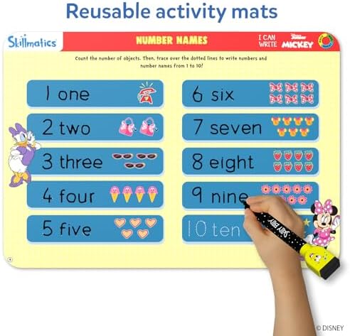 Skillmatics I Can Write – Mickey Mouse, Preschool Learning Activity Book - Image 3