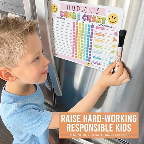 Magnetic Chore Chart for Kids Dry Erase Reward Chart for Home and Classroom - Image 2