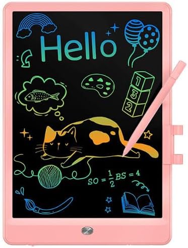 LCD Writing Tablet for Kids, 10.5 Inch Colorful Electronic Board Drawing Pad for Kids, Electronic Erasable Drawing Tablet for Boys Girls Gifts for Toddler Educational Travel Birthday