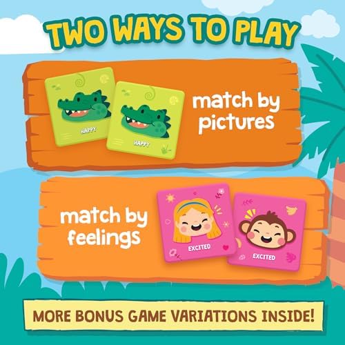 ThinkPsych Find & Match - Feelings Safari Memory Match Game - Image 3