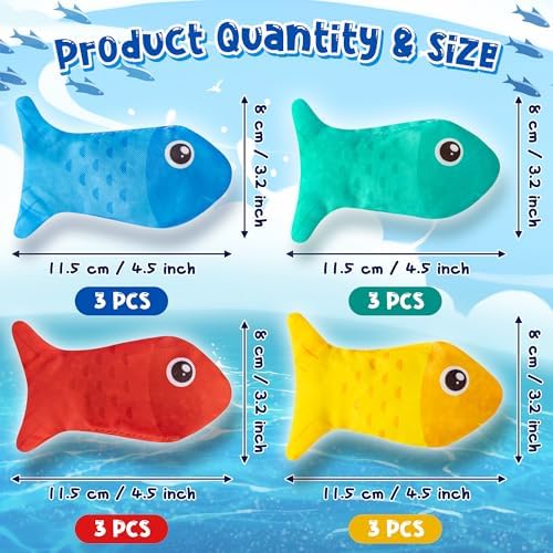 EYxsaxenk Fish Bean Bags for Tossing Game Kids Indoor Outdoor Toss Game Toy - Image 2