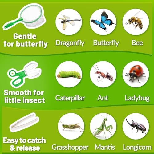 Biggun 2 Set Bug Catcher for Kids Ages 3-10 Explorer Toys Birthday Gift - Image 4