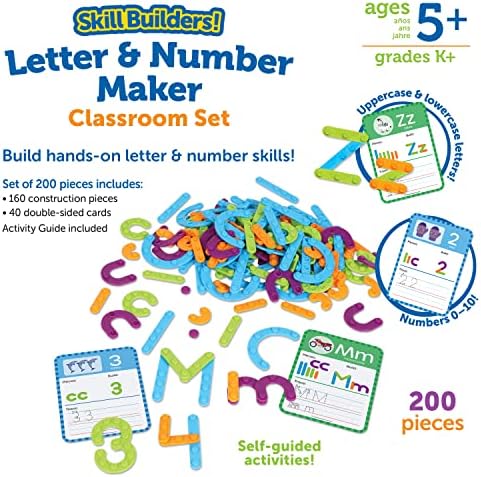 Learning Resources Skill Builders! Letter & Number Maker Classroom Set - Image 6