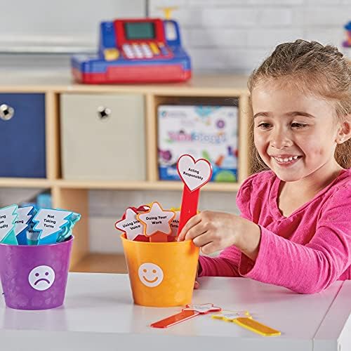 Learning Resources Good Behavior Buckets - Montessori Toys, Calm Down Corner Supplies, Social Emotional Learning Skills Games, Behavior Management Classroom Tools, Fine Motor Preschool, Kids Gifts - Image 5