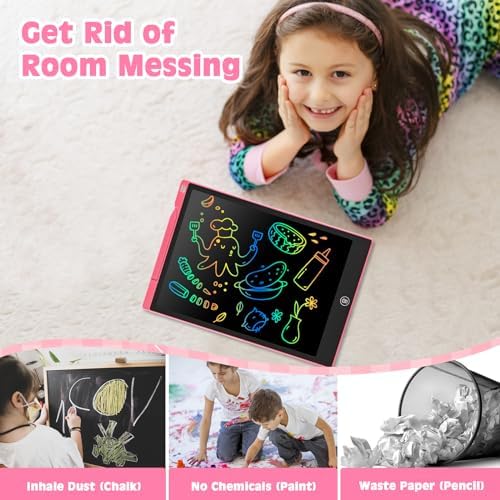 cimetech LCD Writing Tablet, 12 Inch Drawing Pad Doodle Board for Kids - Image 6