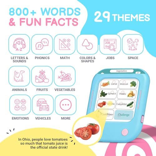 QuTZ Talking Flash Cards, Phonics Flash Cards, Learn to Read with 166 Pages, 29+ Themes, 800+ Words & Fun Facts, 700+ Interactive Games, Toddler Learning Toys for 3-6 Year Old - Image 2