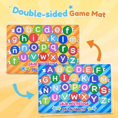 JoyCat Spanish Mystery Alphabet Box 27PCS, Letter Sounds Sorting Game - Image 4