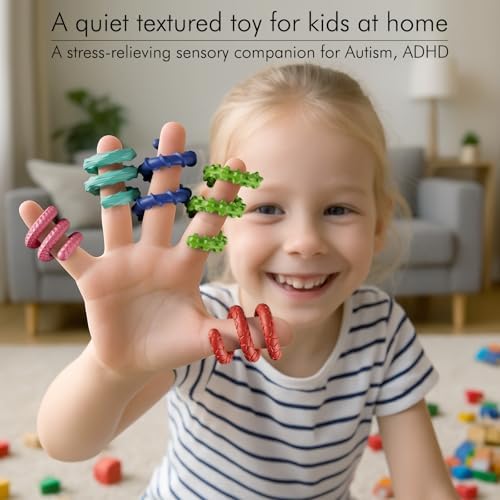 Sensory Fidget Toys for Kids Adults,12PCS Flexible Fidget Sticks for Stress Anxiety Autistic ADHD, Calm Down Travel Airplane Classroom Students Prizes Toys, Stocking Stuffers for Teens Boys Girls - Image 4