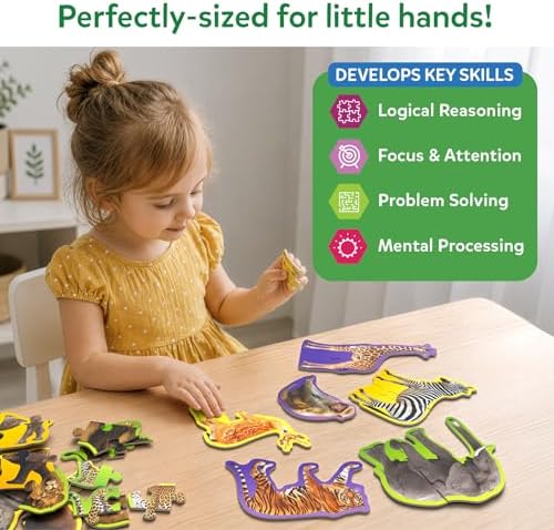 Skillmatics Step by Step Jigsaw Puzzles – Toddler Toys & Games, 40 Pieces - Image 4