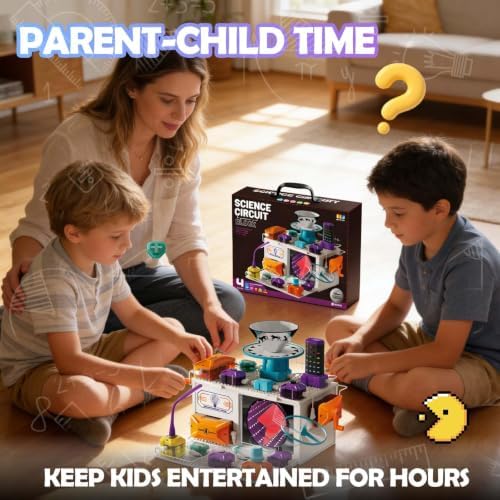 STEM Electronics Kit for Kids 3+, 45 Circuit Parts, 380 Experiments - Image 6