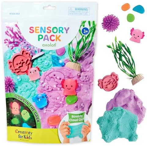 Creativity for Kids Sensory Table with 29-Piece Color Party Kit & 3 Themed Sensory Packs Bundle - Farm, Axolotl & Outer Space Activities (Ages 3+) - Image 3