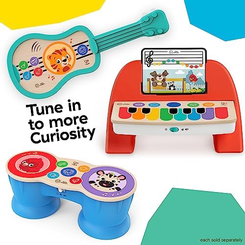 Baby Einstein Sing & Strum Magic Touch Ukulele Wooden Musical Toy, Ages 6 Months+, Multicolored - Image 6