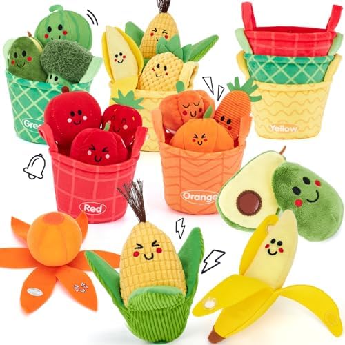 hahaland Baby Sensory Toys Montessori Toys 1 Year Old Fruit Vegetable 16PCs by hahaland