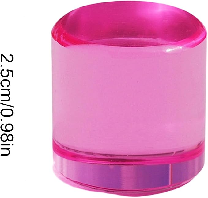 Rainbow Acrylic Blocks, 16 Stackable Cylinders for Kids Ages 3+ - Image 8