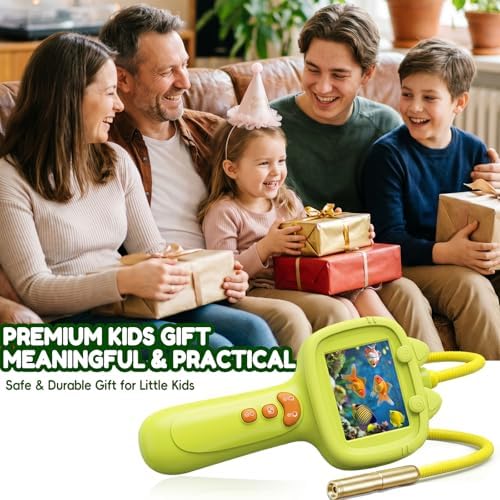 Kids Borescope Camera with Light-STEM Science Educational Toy for 3 4 5 6 7 8 Years Old Boys & Girls Birthday Gift-Discovery & Exploration Flexible Snake Scope Battery - Image 6